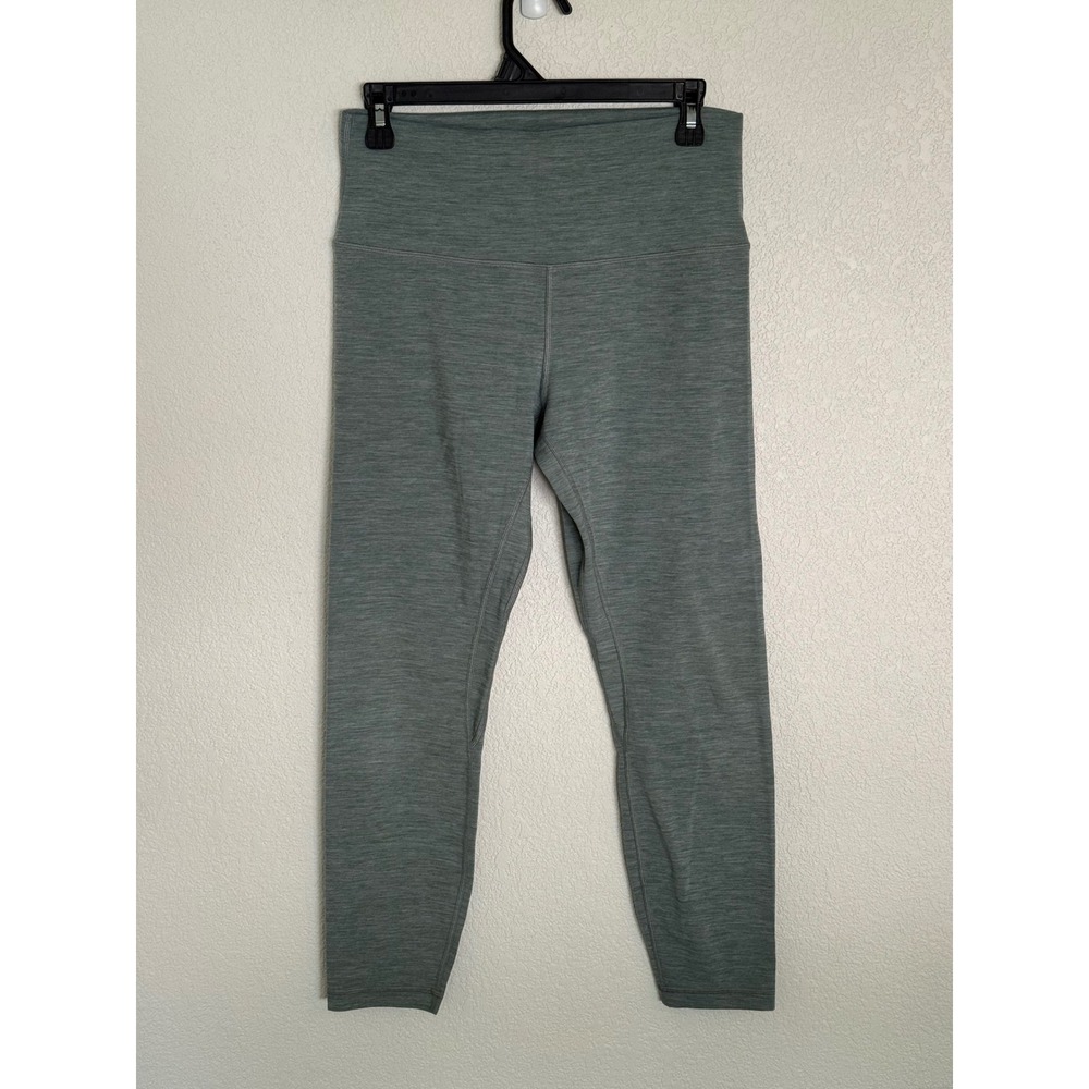 Lululemon Align Pant 25 High Rise Heathered Tidewater Teal Leggings Size 10